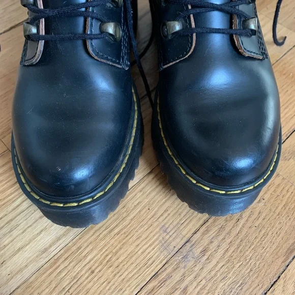 Dr. Martens Black Leather Boots - Picture 3 of 10